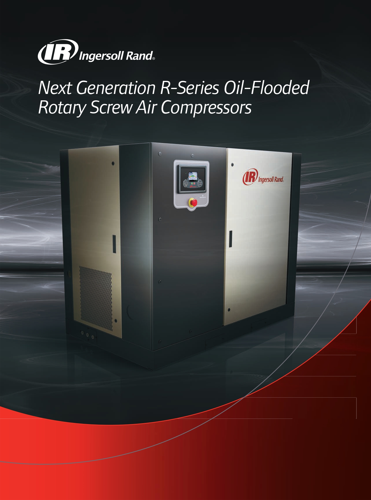 A-E-109 Next generation R series 30-37kW(40-50hp) Contact Cooled Rotary Screw Air Compressors